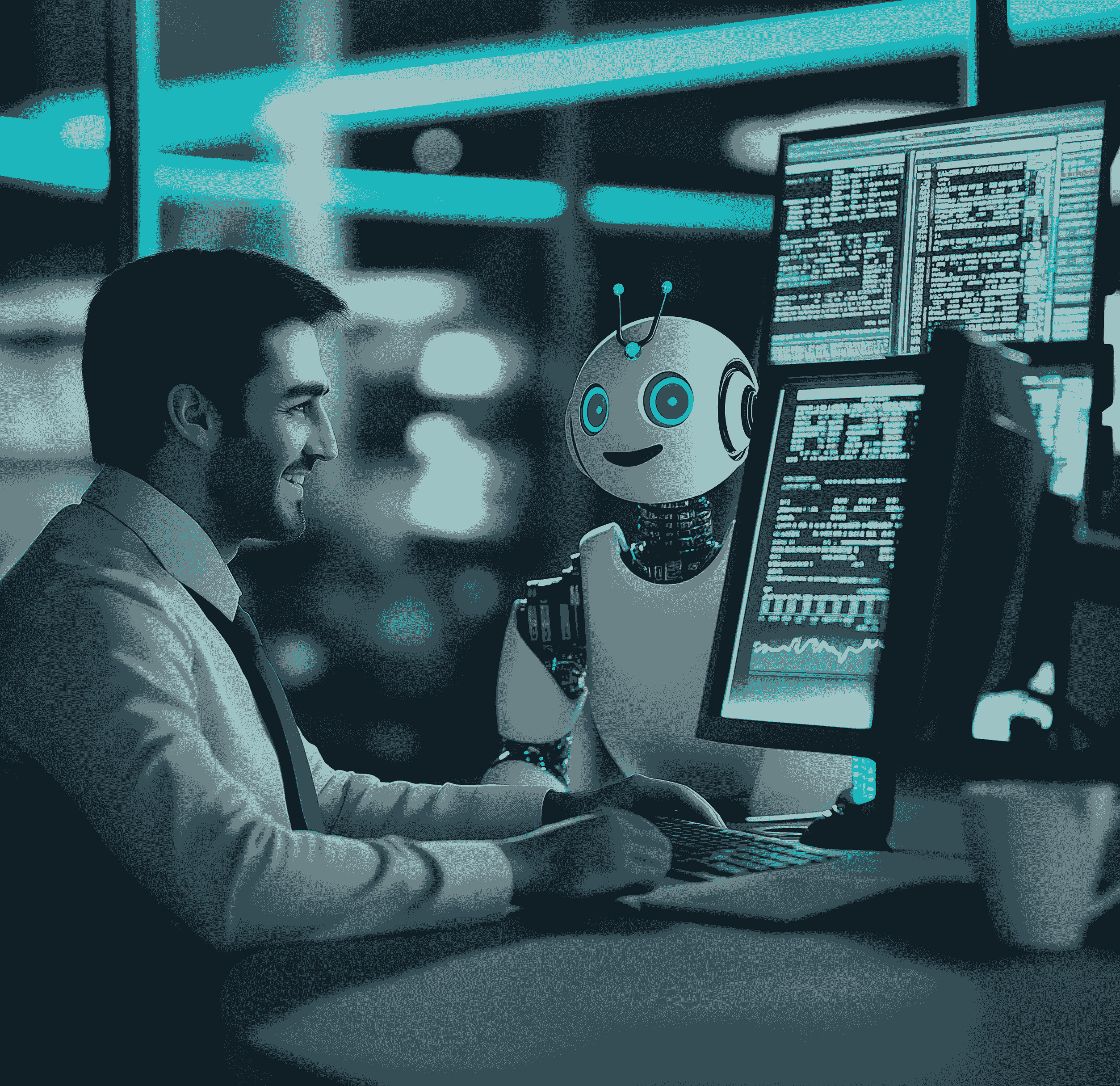 akıllı robo Background